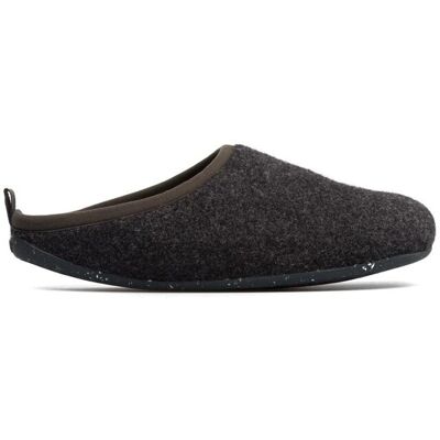 Camper - Zapatillas de casa de hombre Wabi lisas. Gris oscuro 40 Camper - Zapatillas de casa de hombre Wabi lisas. Gris oscuro 40