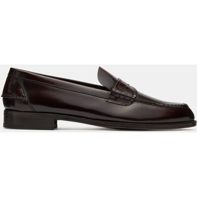 Lottusse - Mocasines de hombre de piel hechos a mano. Marrón oscuro 39 Lottusse - Mocasines de hombre de piel hechos a mano. Marrón oscuro 39