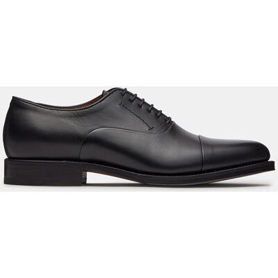 Lottusse - Zapato oxford Premium de piel de vacuno de hombre. Negro 42.5 Lottusse - Zapato oxford Premium de piel de vacuno de hombre. Negro 42.5