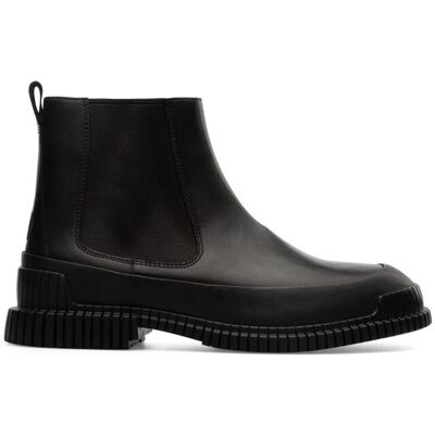 Camper - Botas de piel de hombre Pix lisos con elásticos. Negro 46 Camper - Botas de piel de hombre Pix lisos con elásticos. Negro 46