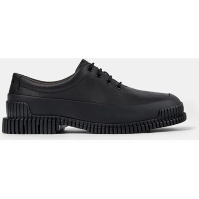 Camper - Zapatos de cordones de hombre Pix de piel lisos. Negro 45 Camper - Zapatos de cordones de hombre Pix de piel lisos. Negro 45