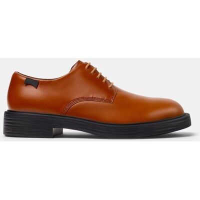 Camper - Zapatos de cordones de hombre Dean de piel con cordones. Marrón 40 Camper - Zapatos de cordones de hombre Dean de piel con cordones. Marrón 40