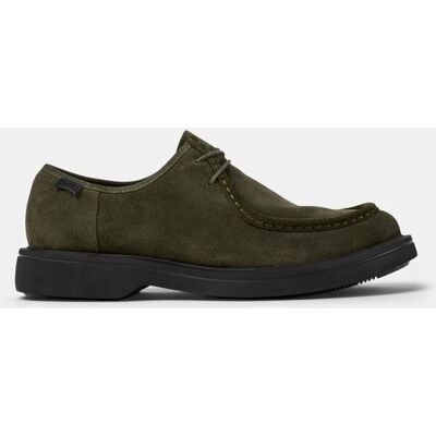 Camper - Zapatos de cordones de hombre Norman con plantilla ultraligera. Verde oscuro 42 Camper - Zapatos de cordones de hombre Norman con plantilla ultraligera. Verde oscuro 42