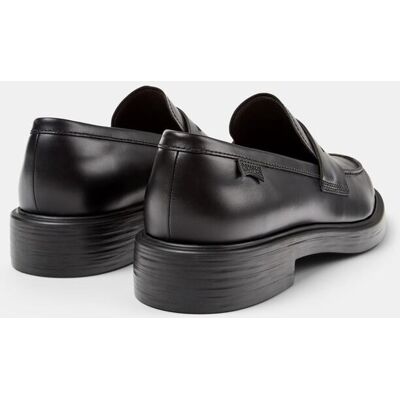 Camper - Mocasines de hombre dean con punta redonda. Negro 40 Camper - Mocasines de hombre dean con punta redonda. Negro 40