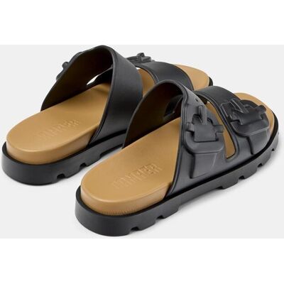 Camper - Sandalias de hombre Brutus con hebillas. Negro 45 Camper - Sandalias de hombre Brutus con hebillas. Negro 45