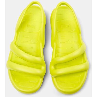 Camper - Sandalias de hombre Kobarah Flat. Amarillo Flúor 41 Camper - Sandalias de hombre Kobarah Flat. Amarillo Flúor 41