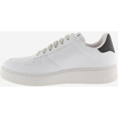 Victoria - Zapatillas deportivas unisex con piezas de color en contraste y puntera perforada. Negro 37 Victoria - Zapatillas deportivas unisex con piezas de color en contraste y puntera perforada. Negro 37