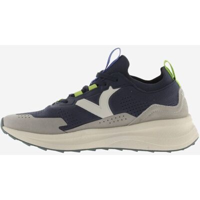 Victoria - Zapatillas deportivas de hombre de malla con piezas de color y serraje. Azul marino 42 Victoria - Zapatillas deportivas de hombre de malla con piezas de color y serraje. Azul marino 42