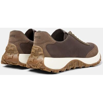 Camper - Zapatillas de piel de hombre Drift Trail con cordones. Marrón 45 Camper - Zapatillas de piel de hombre Drift Trail con cordones. Marrón 45