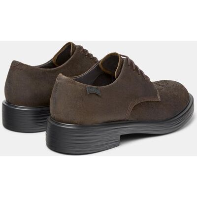 Camper - Zapatos de cordones de piel Dean lisos. Negro 44 Camper - Zapatos de cordones de piel Dean lisos. Negro 44