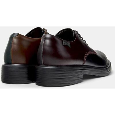 Camper - Zapatos de cordones de piel Dean Twins lisos. Negro 41 Camper - Zapatos de cordones de piel Dean Twins lisos. Negro 41
