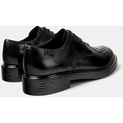 Camper - Zapatos hombre Dean Twins con cordones en piel. Negro 44 Camper - Zapatos hombre Dean Twins con cordones en piel. Negro 44