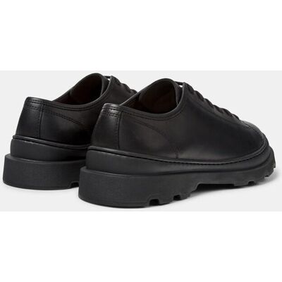 Camper - Zapatos hombre Brutus+ con cordones en piel. Acero negro 43 Camper - Zapatos hombre Brutus+ con cordones en piel. Acero negro 43