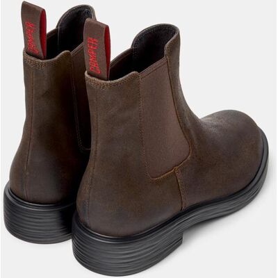 Camper - Botines de hombre de piel Dean. Marrón oscuro 43 Camper - Botines de hombre de piel Dean. Marrón oscuro 43
