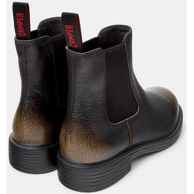 Camper - Botines de hombre de piel Dean. Negro 42 Camper - Botines de hombre de piel Dean. Negro 42