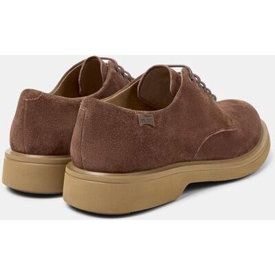 Camper - Zapatos de cordones de piel Norman lisos. Marrón oscuro 42 Camper - Zapatos de cordones de piel Norman lisos. Marrón oscuro 42