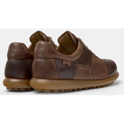 Camper - Zapatillas deportivas hombre Pelotas Ariel Hella Twins con cordones en piel. Marrón oscuro 43 Camper - Zapatillas deportivas hombre Pelotas Ariel Hella Twins con cordones en piel. Marrón oscuro 43