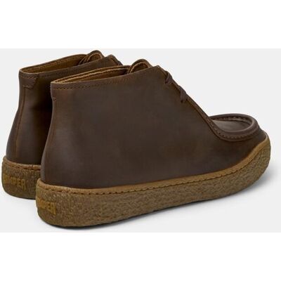 Camper - Botines de hombre de piel Peu Terreno. Marrón oscuro 39 Camper - Botines de hombre de piel Peu Terreno. Marrón oscuro 39