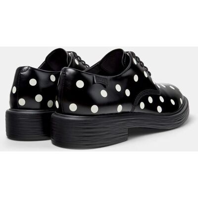 Camper - Bluchers de hombre de piel Dean. Negro / Blanco 44 Camper - Bluchers de hombre de piel Dean. Negro / Blanco 44