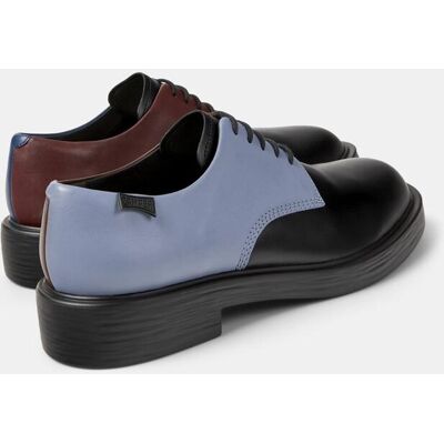 Camper - Bluchers de hombre de piel Dean Twins. Negro / Azul 39 Camper - Bluchers de hombre de piel Dean Twins. Negro / Azul 39
