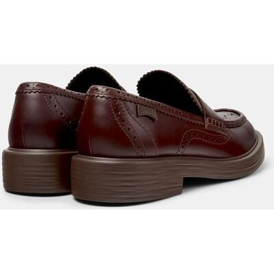 Camper - Mocasines de hombre de piel Dean Twins. Burdeos 43 Camper - Mocasines de hombre de piel Dean Twins. Burdeos 43