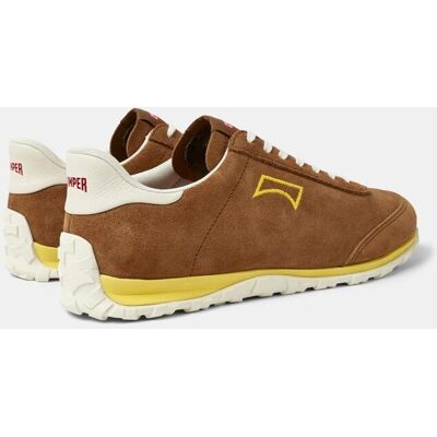 Camper - Zapatillas de piel de hombre Drift Walk con cordones. Marrón 46 Camper - Zapatillas de piel de hombre Drift Walk con cordones. Marrón 46