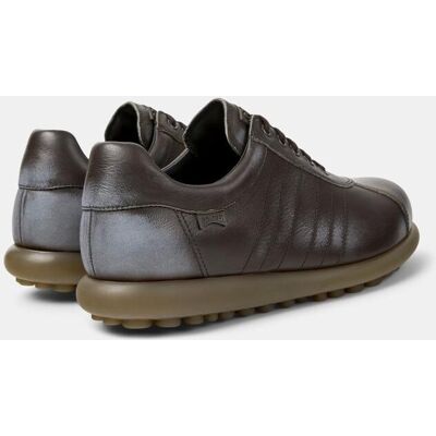 Camper - Zapatillas de vestir en piel de hombre Pelotas Ariel con cordones. Marrón oscuro 42 Camper - Zapatillas de vestir en piel de hombre Pelotas Ariel con cordones. Marrón oscuro 42
