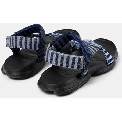 Camper - Sandalias de hombre Karst Sandal. Azul / Negro 45 Camper - Sandalias de hombre Karst Sandal. Azul / Negro 45