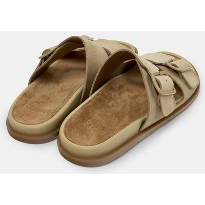 Camper - Sandalias de hombre de piel Lluc Sandal. Beige 42 Camper - Sandalias de hombre de piel Lluc Sandal. Beige 42