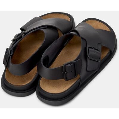 Camper - Sandalias de hombre de piel Lluc Sandal. Negro 40 Camper - Sandalias de hombre de piel Lluc Sandal. Negro 40