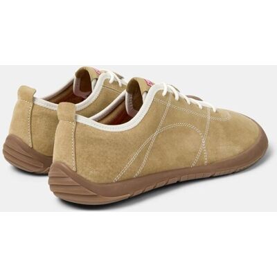 Camper - Zapatillas de vestir en piel de hombre Peu Path+ con cordones. Marrón claro 39 Camper - Zapatillas de vestir en piel de hombre Peu Path+ con cordones. Marrón claro 39