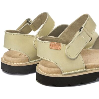 CASTELL MENORCA - Sandalias unisex tipo frailera. Crudo 36 CASTELL MENORCA - Sandalias unisex tipo frailera. Crudo 36