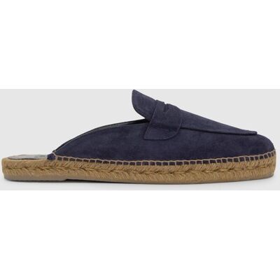 Castañer - Yute de hombre destalonada Nando estilo mocasín. Azul marino 41 Castañer - Yute de hombre destalonada Nando estilo mocasín. Azul marino 41