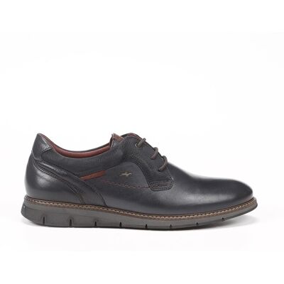 Fluchos - Zapatos de cordones de hombre de piel en color azul marino. Azul marino 39 Fluchos - Zapatos de cordones de hombre de piel en color azul marino. Azul marino 39