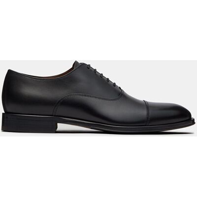 Lottusse - Zapatos oxford Lenox de piel de vacuno moka de hombre. Negro 41 Lottusse - Zapatos oxford Lenox de piel de vacuno moka de hombre. Negro 41