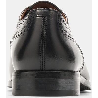 Lottusse - Zapato oxford Lenox de piel de vacuno de hombre. Negro 44 Lottusse - Zapato oxford Lenox de piel de vacuno de hombre. Negro 44