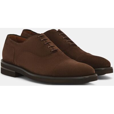 Lottusse - Zapatos de cordones de hombre puntera recta Holborn de piel. Marrón oscuro 41 Lottusse - Zapatos de cordones de hombre puntera recta Holborn de piel. Marrón oscuro 41