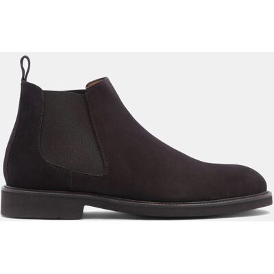 Lottusse - Botines de hombre chelsea ante pl baltimore. Marrón oscuro 46 Lottusse - Botines de hombre chelsea ante pl baltimore. Marrón oscuro 46
