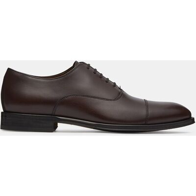 Lottusse - Zapatos de cordones de hombre de piel color marrón oscuro. Marrón oscuro 42.5 Lottusse - Zapatos de cordones de hombre de piel color marrón oscuro. Marrón oscuro 42.5