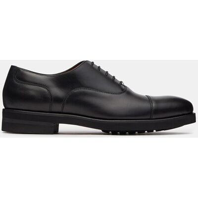 Lottusse - Zapatos de cordones de hombre puntera recta Holborn de piel. Negro 43,5 Lottusse - Zapatos de cordones de hombre puntera recta Holborn de piel. Negro 43,5