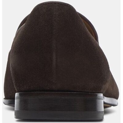 Lottusse - Mocasin formal de hombre de piel de vacuno cepillado. Moka 41 Lottusse - Mocasin formal de hombre de piel de vacuno cepillado. Moka 41