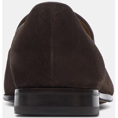 Lottusse - Mocasin formal de hombre de piel de vacuno cepillado. Moka 45,5 Lottusse - Mocasin formal de hombre de piel de vacuno cepillado. Moka 45,5