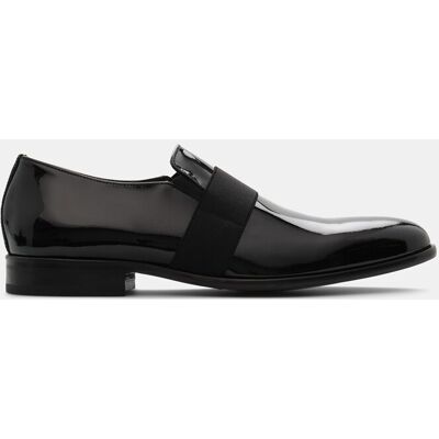 Lottusse - Mocasines banda Regency de hombre de piel de vacuno negro. Negro 45,5 Lottusse - Mocasines banda Regency de hombre de piel de vacuno negro. Negro 45,5