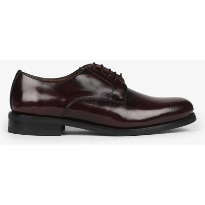 Scalpers - Zapatos de cordones de hombre de piel con suela de goma. Burdeos 39 Scalpers - Zapatos de cordones de hombre de piel con suela de goma. Burdeos 39