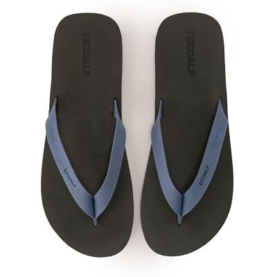 Ecoalf - Chanclas de hombre con sujeción en dedo. Azul 43 Ecoalf - Chanclas de hombre con sujeción en dedo. Azul 43