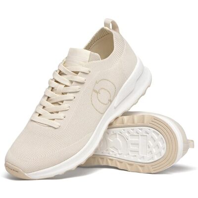 Ecoalf - Zapatillas deportivas de hombre de punto ligeras. Blanco 46 Ecoalf - Zapatillas deportivas de hombre de punto ligeras. Blanco 46