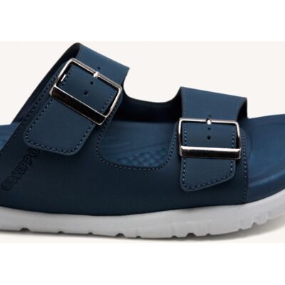 Gioseppo - Chanclas de hombre con hebillas y suela antideslizante. Azul marino 41 Gioseppo - Chanclas de hombre con hebillas y suela antideslizante. Azul marino 41