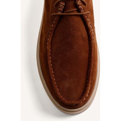 Gioseppo - Bluchers de hombre de piel estilo wallabee con cordones. Cuero 44 Gioseppo - Bluchers de hombre de piel estilo wallabee con cordones. Cuero 44
