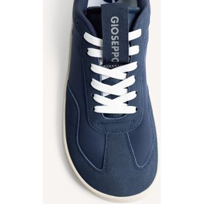 Gioseppo - Deportivas hombre de Hombre de piel barefoot con acabado en serraje y contrastes de color. Azul marino 46 Gioseppo - Deportivas hombre de Hombre de piel barefoot con acabado en serraje y contrastes de color. Azul marino 46