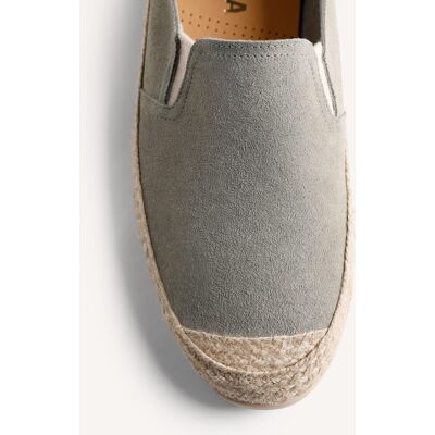 Gioseppo - Yute de hombre de piel serraje con corte tipo slip-on con elásticos.. Kaki 40 Gioseppo - Yute de hombre de piel serraje con corte tipo slip-on con elásticos.. Kaki 40